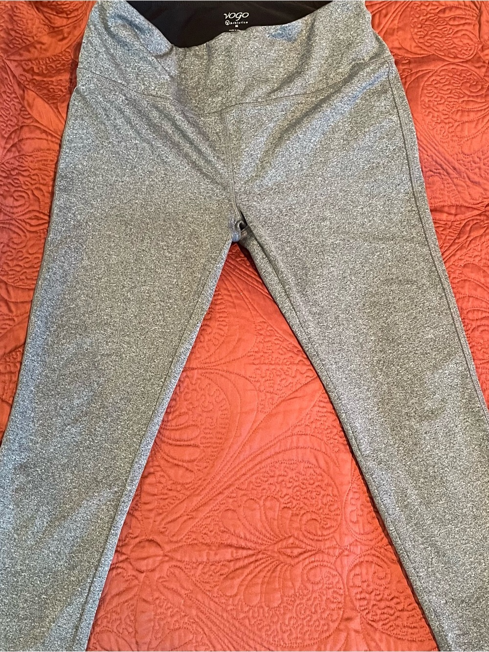 VOGO Athletica Silver Sparkle Girls' Leggings